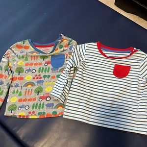 Two Boden long sleeve shirts